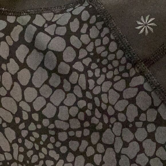 Athleta Crocodile Stealth TruCool Capri Leggings Small - Picture 14 of 16